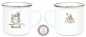Preview: ♥ Tasse Emaillebecher Eule Federn BOHO , Einschulung KITA Wunschname, Dankeschön, Geburtstag, Abschied, Jubiläum, Geschenk, Kommunion, Firmung Konfirmation, Becher von Lüttentüddel